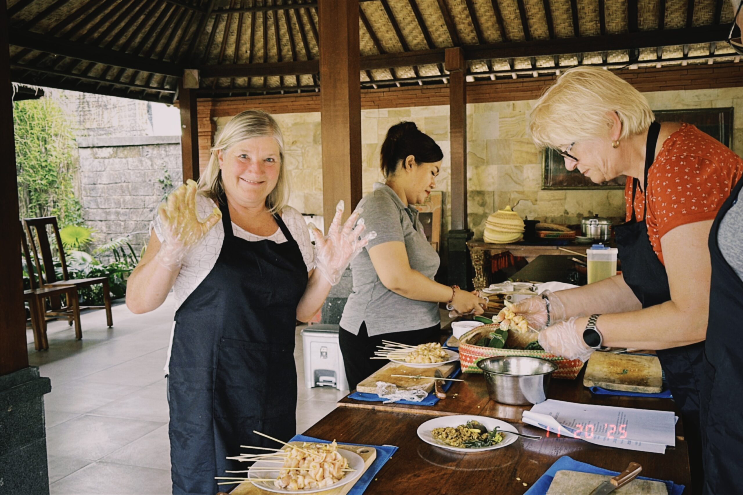 Balinese cooking ambience